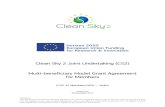 Clean Sky 2 Joint Undertaking (CS2) Multi-beneficiary ...ec.europa.eu/.../mga/jtis/h2020-mga-cleansky_en.pdf · Grant Agreement number: [insert number] [insert acronym] [insert call