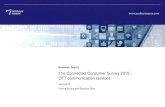The Connected Consumer Survey 2015: OTT communication …The Connected Consumer Survey 2015: OTT communication services 3 Contents 6. Executive summary 7. Messaging was the most widely
