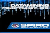DATA MINING - spiroprojects.comspiroprojects.com/project tiltles/2017-2018... · 29. ITDDM29 A Novel Recommendation Model Regularized with User Trust and Item Ratings 30. ITDDM30