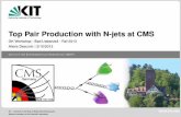 Top Pair Production with N-jets at CMS · QCD Multijet QCD model from data using anti-isolated leptons: Lepton in jet (decay of B or D hadron) Jet identiﬁed as a lepton Scaling