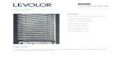 Faux Wood Blinds - commercial.levolor.com€¦ · Faux Wood Blind Product Guide Speciﬁcations. Products A. Faux Wood Blind manufactured by LEVOLOR B. Lifetime Limited Warranty Materials