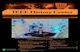 IEEE History Center · The IEEE History Center Newsletter Advertising Rates The newsletter of the IEEE History Center is published three times per annum; one issue (March) in paper,