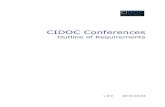 CIDOC CONFERENCES: OUTLINE OF REQUIREMENTSnetwork.icom.museum/fileadmin/user_upload/mini... · 1.1 The legal status of CIDOC As CIDOC is a professional committee of ICOM and not a