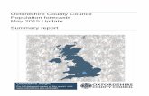 Oxfordshire County Council Population forecasts …...Introduction This report introduces the population forecasts released by Oxfordshire County Council’s Research and Intelligence