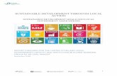 SUSTAINABLE DEVELOPMENT THROUGH LOCAL ACTION · Sustainable Development Goals- How Europe’s towns and regions are taking the lead (PLATFORMA & CEMR, 2018) ; the 2019 UCLG Trainers’