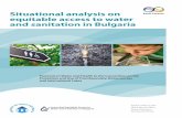 Situational analysis on equitable access to water and sanitation … · 2018-11-16 · Situational analysis on equitable access to water ... This survey is a contribution to the joint