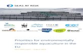 Priorities for environmentally responsible aquaculture in ... · Priorities for environmentally responsible aquaculture in the EU 3 Contents 1 Summary 4 2 Context 4 3 Minimise the