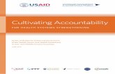 Cultivating Accountability - MSH · 6 Cultivating Accountability for Health Systems Strengthening Purpose and Audience for the Guides The series consists of five guides on effective