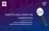 DIABETES 2016: UPDATE ON THERAPEUTICS · 2016-11-02 · Marso SP et al. N Engl J Med 2016;375:311-322 • In the time-to-event analysis, the rate of the first occurrence of death
