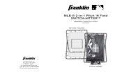 MLB ® 2-in-1 Pitch ‘N Field SWITCH-HITTER™ · 2016-11-02 · MLB ® 2-in-1 Pitch ‘N Field SWITCH-HITTER™ ASSEMBLY INSTRUCTIONS ITEM #24803 Franklin Sports Inc. Stoughton,