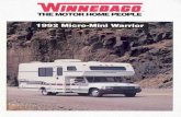 winnebagoind.comwinnebagoind.com/resources/brochure/1992/92-MicroMiniWarrior-br… · complete custom package of interior and exterior extras, From deluxe grqphics, to cab carpeting