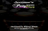 Jerome’s Partyjeromespartyplus.michaelfloresdesigns.website/wp-content/uploads/… · Jerome’s Party Plus/Taylor Rental is one of the most highly respected complete party rental