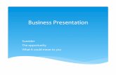 BusinessPresentation - Jim Pendree, Sunrider Rep, Trainer€¦ · We’are’going’to’talk’about’something’realand’ achievable…but’generally’overlooked’by’the’masses…’