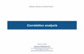 Correlation analysis - GitHub Pages · Correlation analysis Statistics Applied to Bioinformatics Jacques van Helden Jacques.van-Helden@univ-amu.fr Aix-Marseille Université (AMU),