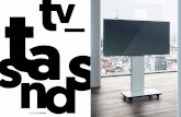 spectraltv stands - Spectral Audio Möbel GmbH€¦ · mobile TV stands have your back. You can rest assured of excellent build quality. Glass tops and panels are scratch-resistant,