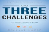 WHAT EXPERTS AND THOUGHT - The Three Challenges€¦ · WHAT EXPERTS AND THOUGHT LEADERS ARE SAYING ABOUT THE THREE CHALLENGES “Nicolas has been on both sides; of hugely successful
