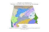 State of Alabama Water Quality Monitoring Strategy€¦ · The ADEM has maintained a surface water quality monitoring program since 1974, but did not develop a coordinated monitoring
