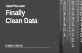 dailypoint™ Data Laundry Finally Clean Data … · by Toedt, Dr. Selk & Coll. Finally Clean Data dailypoint™ Data Laundry... dailypoint™ DATA HUB & CENTRAL DATA MANAGEMENT dailypoint™