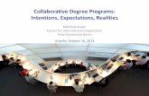 Collaborative Degree Programs: Intentions, Expectations ... Degree… · Utrecht, October 16, 2014 Matthias Kuder Center for International Cooperation Freie Universität Berlin „