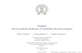 ProPed - Umang Mathurumathur3.web.engr.illinois.edu/documents/slides/proped-presentatio… · Rohit Chadha , Umang Mathur , Stefan Schwoon { 1 of 17 ProPed Tool for Symbolic Veri