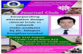 Journal Club - med.mahidol.ac.th · Journal Club Title Friday 21st August 13:00-14:30 Room 812 free lunch from 12:00 noon Register at: Section for Clinical Epidemiology and Biostatistics