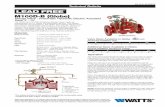 M100D-B (Globe) - Wattsmedia.wattswater.com/ES-ACV-M100D-B.pdf · The Watts ACV Model M100D-B deluge valve incorporates an electri - cally operated Normally Open solenoid installed