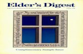 Elder's Digest - cdn.ministerialassociation.org · Elder's Digest, I have no doubt as to the purpose of this journal. We want to assist the elders of our local churches in spreading