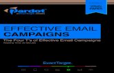 EFFECTIVE EMAIL CAMPAIGNS - John A. Hartford Foundation€¦ · email marketing that works. Some of the following tips and tricks have been hard won by others who are using email