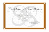 Certificate of Participation€¦ · Certificate of Participation The Common Core Classroom: Strategies for Teaching Social Studies and Reading Maggie EdmondsIs Awarded To (3 hrs.)