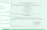 Certificate of Constancy of performance 0051 – CPR – 0456 · Certificate of Constancy of performance 0051 – CPR – 0456 In compliance with Regulation 305/2011/EU of the European