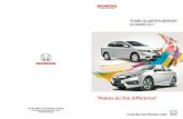 THIRD QUARTER REPORT - Honda Pakistan · THIRD QUARTER REPORT DECEMBER 2017 "Makes all the difference" ((\\]fll ... 5.5t.%against USD and closod at 11 0.5. Agriculture Agricutture