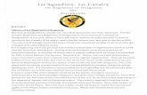 History – 1st Squadron, 1st Cavalry Association€“-1-1Cavalry... · service in the Cavalry (164 years), and in battle honors over any unit in the Army (89). The story of the