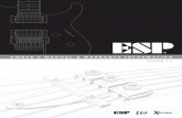 OWNER’S MANUAL & WARRANTY INFORMATION · OWNER’S MANUAL & WARRANTY INFORMATION VERSION 1.3. Congratulations on your new purchase and thanks for making ESP your instrument of choice!