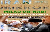 THE FESTIVAL OF UNITY - Cultural Council of the Embassy of ...€¦ · at a g l a n c e PuBLICATIoN oF THE CuLTuRAL CouNCIL oF THE EMBAssY oF THE IsLAMIC REPuBLIC oF IRAN, NAIRoBI-KENYA