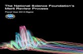 The National Science Foundation’s Merit Review Process · FY 2013 Report on the NSF Merit Review Process responds to a National Science Board (NSB) policy, endorsed in 1977 and