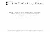 From Crisis to IMF-Supported Program: Does democracy ... · From Crisis to IMF-Supported Program: Does democracy impede the speed required by financial markets? Prepared by Ashoka