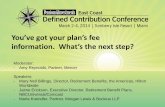 You’ve got your plan’s fee - P&I EVENTS€¦ · - Amy Reynolds, Partner, Mercer Speakers: - Mary Nell Billings, Director, Retirement Benefits, the Americas, Hilton Worldwide -