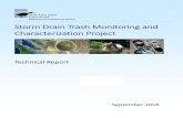 Storm Drain Trash Monitoring and Characterization Project€¦ · Storm Drain Trash Monitoring and Characterization Project Technical Report September 2016 ii September 2016 This