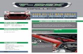 Laser BILLET Main Grille - T-Rex Grilles€¦ · Laser BILLET Main Grille Logo Badge Install - START Main grille - #6219420 / #6219421 2016 TOYOTA TACOMA . T-REX GRILLES PRODUCT WARRANTY