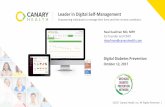 Leader in Digital Self -Management · more chronic conditions. These tasks include gaining confidence to deal with medical management, role management, and emotional management.”