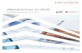 Alleskönner in AVA€¦ · NEVARIS AVA Software immer die Übersicht, welcher Anteil der Auftragsmenge bereits abgerechnet wurde oder wo es eventuell zu Überschreitungen der Auftrags-menge