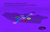 Meadowbrook Implementation Plan - Amazon Web Services€¦ · 6 Meadowbrook Implementation Plan Projects and Programs Projects and Programs ACTIONS TIMING SUMMIT OUTCOME SOCIAL AND