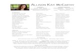 ALLISON KAY Choreographer (resume available upon request), Jump Splits, Warm-Up Leader, Marathon Runner!