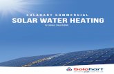 SOLAHART COMMERCIAL SOLAR WATER HEATING€¦ · Solahart Commercial Solar Water Heaters combine our proven solar collectors with a centralised heat store to extract the sun’s free