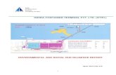 INDIRA CONTAINER TERMINAL PVT. LTD. (ICTPL) Container Terminal-ESDD… · Subsequently, M/S Consulting Engineering Services (India) Pvt. Ltd. (CES) was engaged by Mumbai Port to review
