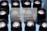 Production capabilities QUALITY YOU SEE€¦ · COMPANY PROFILE OPTIX is a manufacturer of custom precise optical components, optical and opto-mechanical assemblies or subassemblies.