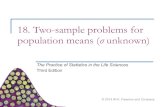 18. Two-sample problems for population means (σ unknown)vollmer/stat307pdfs/book_ch18.pdf · 18. Two-sample problems for population means σ ... Chapter 18 Matched pairs samples: