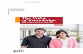The Value of Knowledge - PwC · The Value of Knowledge PwC’s Mini MBA programme. 2 PwCMiniMBAprogramme 3 The Value of Knowledge 4 Duration Topics 5 Module 1: Business Mapping, Ethics