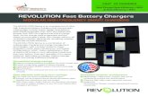 REVOLUTION Fast Battery Chargers - Power Designers Sibex€¦ · REVOLUTION Fast Battery Chargers. MODULAR HIGH FREQUENCY SMART CHARGERS . Total Charge Cycle Efficiency > 90% & Peak
