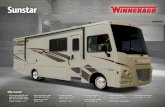 Sunstar - Voyager RV Centre Sunstar Brochure.pdf · The Sunstar works hard to make you feel at home, starting with four fabulous décor collections for you to choose from and a spacious